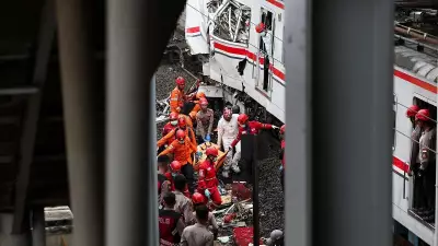 Indonesia Commuter Train Crash Death Toll Rises to 15 After Evacuation