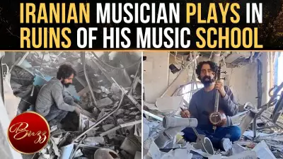 Iranian Musician's Viral Video from War-Damaged Tehran School Captivates Global Audience