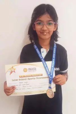 Jaipur's Young Tennis Stars Shine at KM Munshi Memorial School Tournament