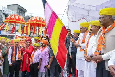 Jammu & Kashmir LG Manoj Sinha Flags Off Parshuram Jayanti Shobha Yatra in Jammu