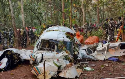 Jharkhand Air Ambulance Crash: Mid-Air Breakup Suspected as AAIB Flags 1-Km Debris Trail