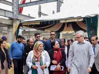 J&K CM Omar Reviews Rs 118 Crore Extension Block Construction at Srinagar Hospital