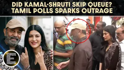 Kamal Haasan, Shruti Haasan face backlash for skipping queue while voting in TN polls