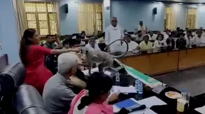 Langur 'Matru' Crashes Baghpat DM's Farmer Meeting, Viral Video Delights Netizens