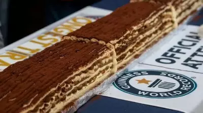 London Creates World's Longest Tiramisu at 440.6 Metres