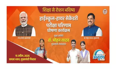 Madhya Pradesh CM Mohan Yadav Presides Over High School Result Declaration Ceremony