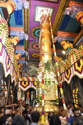 Madurai's Chithirai Festival Commences with Traditional Flag-Hoisting Ceremony