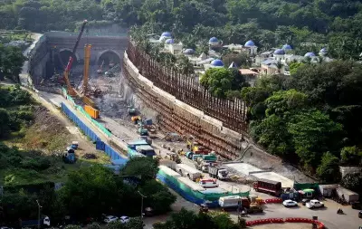 Maharashtra CM Launches Arjun TBM for Thane-Borivli Twin-Tunnel Project