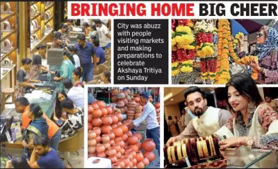 Nagpur's Akshaya Tritiya Festive Buying Wave: Gold, Silver Demand Soars