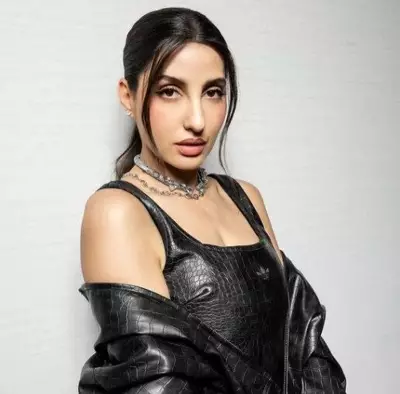 Nora Fatehi Dazzles at Varun Baweja's Son's Wedding Cocktail in Ludhiana