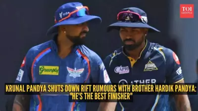 Pandya Brothers Rift Rumors Debunked: Krunal Praises Hardik Amid IPL Drama