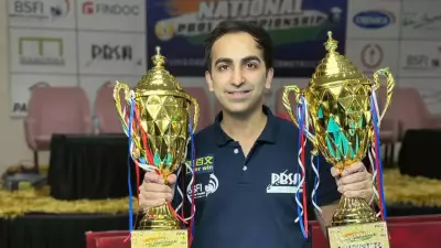 Pankaj Advani Stuns with National Pool Double Crown in Debut at 40