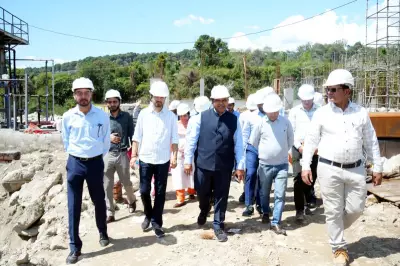 Progress Review of Dagwar Milk Plant in Kangra, Himachal Pradesh