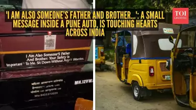Pune Auto Driver's Simple Note on Passenger Safety Goes Viral, Touches Hearts