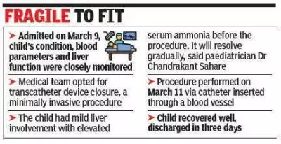 Pune Toddler Triumphs Over Rare 1-in-50,000 Abernethy Malformation