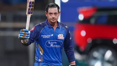 Quinton de Kock out of MI vs SRH match due to wrist injury, Ryan Rickelton replaces him