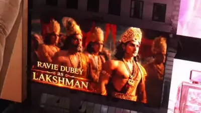 Ravi Dubey Overwhelmed as Laxman Billboard Lights Up Times Square for Ramayana