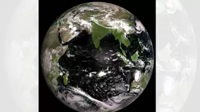Roscosmos Satellite Photo Shows Earth in Unique Green Glow, India Stands Out