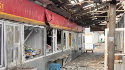 Russian Drone Strike Kills 5, Injures 19 at Ukrainian Market in Nikopol