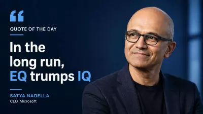 Satya Nadella on Why EQ Trumps IQ for Leadership Success