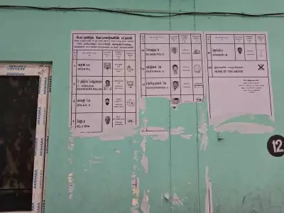 School Staff Left to Clean Up Mess After Polling in Chennai