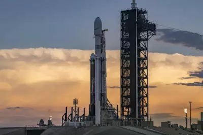 SpaceX Falcon Heavy Launches Viasat-3 F3 Satellite After 18-Month Hiatus