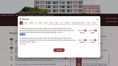 SSC CGL 2025 Final Result: FRTA Allocation Announced with Tier-II Cut-Offs