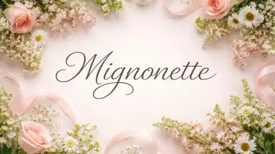 The Delicate Charm of 'Mignonette': A Word for Beauty and Elegance