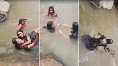 Three Girls Drown While Taking Selfie at Andhra Pradesh Waterfall, Video Emerges