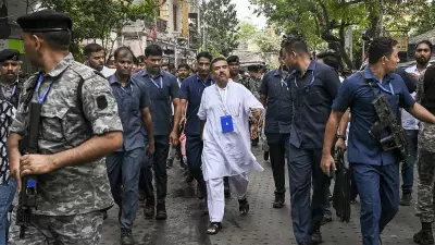 TMC-BJP Clash in Kalighat: Suvendu Seeks More CAPF for West Bengal Polls