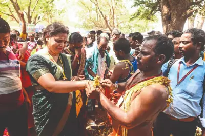 Transgender Women Reenact Mahabharata Legend at Koovagam Festival