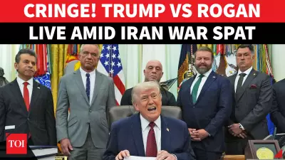 Trump Calls Joe Rogan 'A Little Liberal' in Awkward White House Exchange Over Iran War