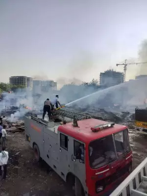 Two Major Fires in Gurgaon: Slum and Plastic Unit Gutted, No Casualties