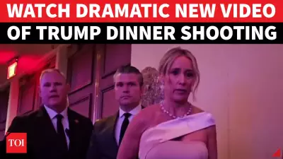 Unseen Video: Hegseth, Bessent Flee Hilton Hall After Trump Assassination Attempt
