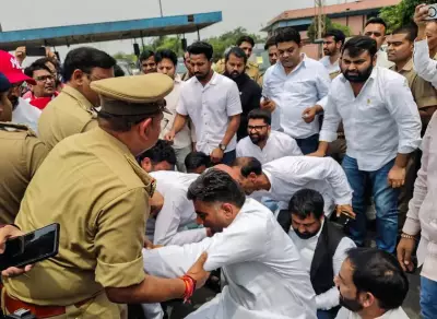 UP Police Stops SP Delegation Heading to Noida to Meet Workers Over Wage Issues