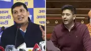 AAP Slams Raghav Chadha Over BJP Switch, Accuses Conspiracy