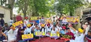 Akali Activists Protest Prolonged Power Cuts in Amritsar