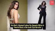 Alia Bhatt's Weekend Fashion: From Mogra Saree to Androgynous Tuxedo