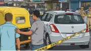 Auto Driver Injured in Shakarpur Hit-and-Run Involving Car
