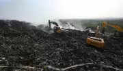 Bandhwari Landfill Fire Rages for Over 24 Hours, Exposing Fire Safety Failures
