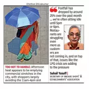 Bengaluru Heatwave Drives Shoppers Indoors, Retail Footfall Drops 30-50%