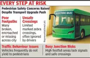 Bhopal's Electric Bus Fleet Launch Faces Pedestrian Safety Challenges