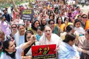 BJP women protest in Chandigarh, demand women's reservation bill passage