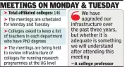 Calcutta University Reviews College Infrastructure for New 4-Year UG Research Program