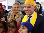 Canadian PM Mark Carney Visits Gurudwara to Mark Sikh Heritage Month