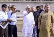 CM Nitish Kumar Inspects Danapur-Bihta Elevated Corridor and Bihta Airport Progress