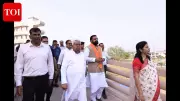 CM Nitish Kumar Reviews Tourist Facilities at Vaishali's Buddha Museum & Stupa Complex