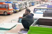 Commuters Face Hardship as Transporters Protest Smart City Bus Expansion in Kashmir