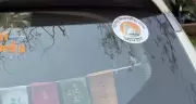 Congress Leader Fined by RTO for Illegal MLA Sticker and Beacon