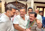 Congress Ministers Unite in Davanagere, Pledge Support for Samarth Shamanur